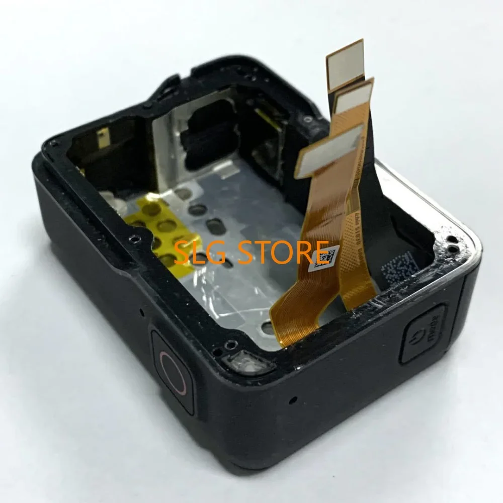 100% Original For GoPro Hero 7 Black White Rear LCD screen Repair touch with back case Frame shutter flex cable GPS module