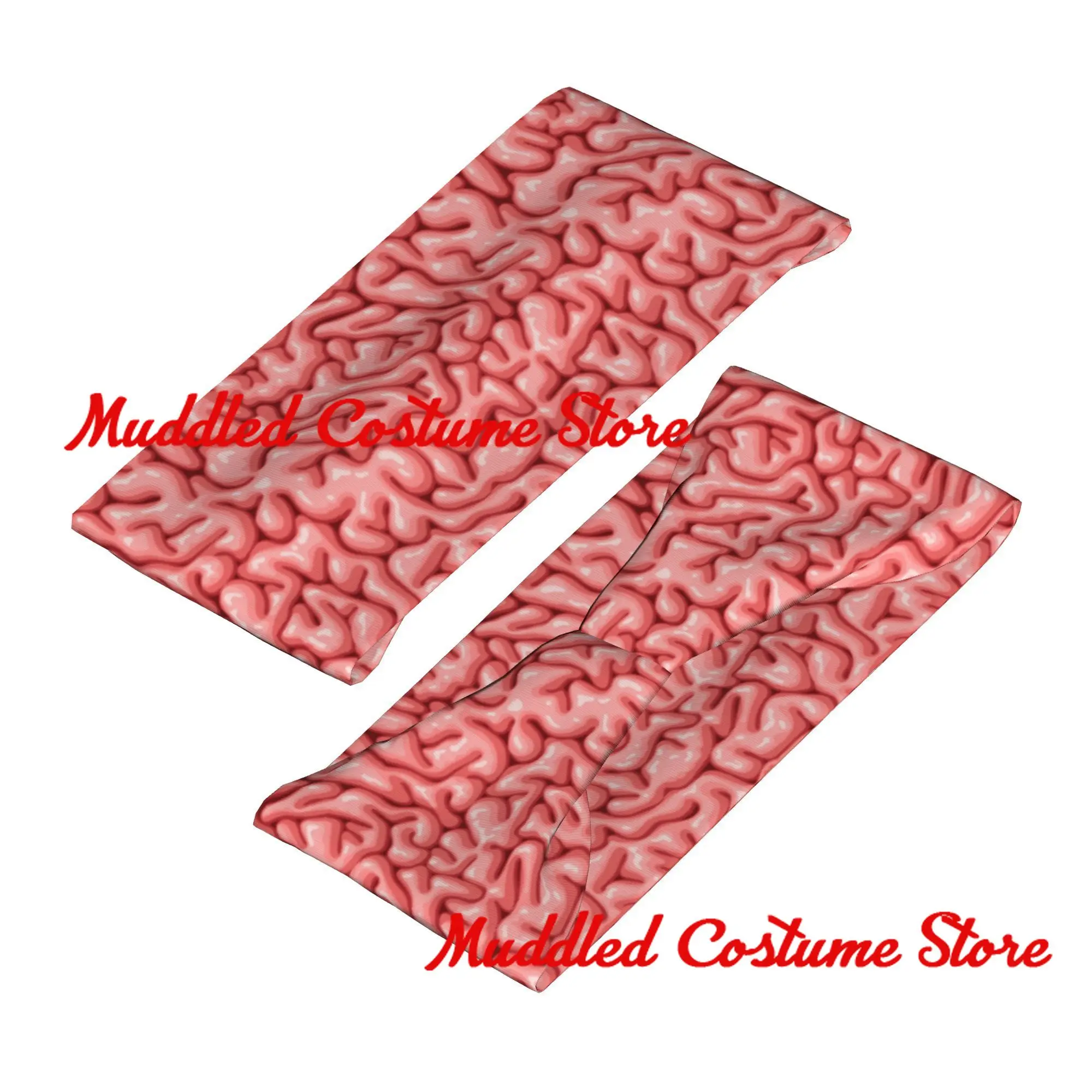 عصابة رأس رياضية مضحكة بنمط الدماغ الكرتوني، عصابات رأس ممتصة للعرق، مناسبة لتشغيل اللياقة البدنية واليوجا