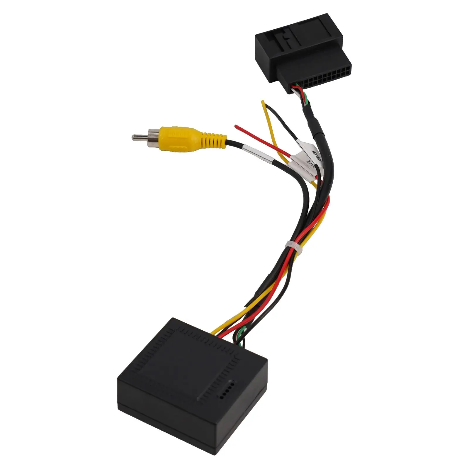 Car Radio Upgrade Color Black RGB To CVBS Converter High Universality Practical And Reliable For Golf6 2010-2012