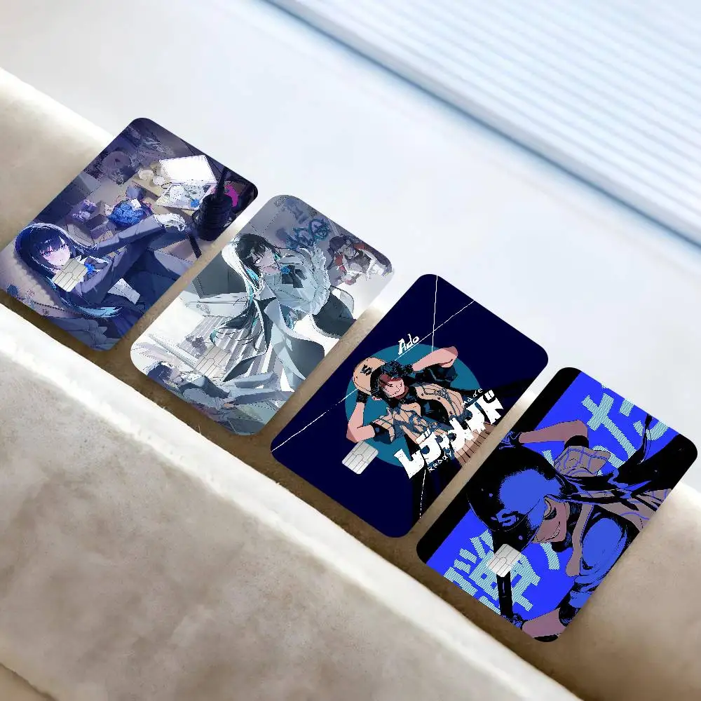 Popular Virtual Singer A-Ado Credit Card Skin Stickers No Adhesive Residue Water Proof For VISA Credit Card Subway Access Card