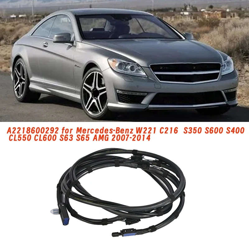 Front Windshield Windscreen Washer Nozzle Jet Hose A2218600292 For Mercedes-Benz W221 C216 2007-2014 S350 S63 S65 Heated Parts