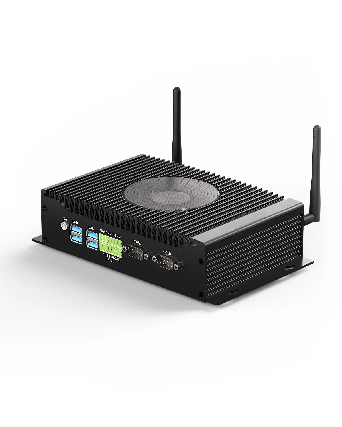 HYSTOU industriale Mini PC Fan Modello Compact Box Raffreddamento estremo Computer Windows 11 Intel Core CPU i5 8260U spedizione gratuita