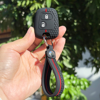 Key Fob Cover Protection For Peugeot 206 107 207 307 2007 406 Partner Keychain Holder For Citroen C3 C1 C2 Berlingo Case Caps