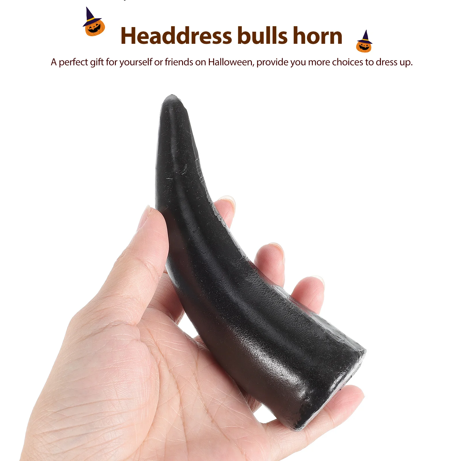 

1Pair Halloween Bull Horns Imitation Ox Horn Headband DIY Costume Party Cosplay Hair Accessory Bull Horns Headband Bulls Horn
