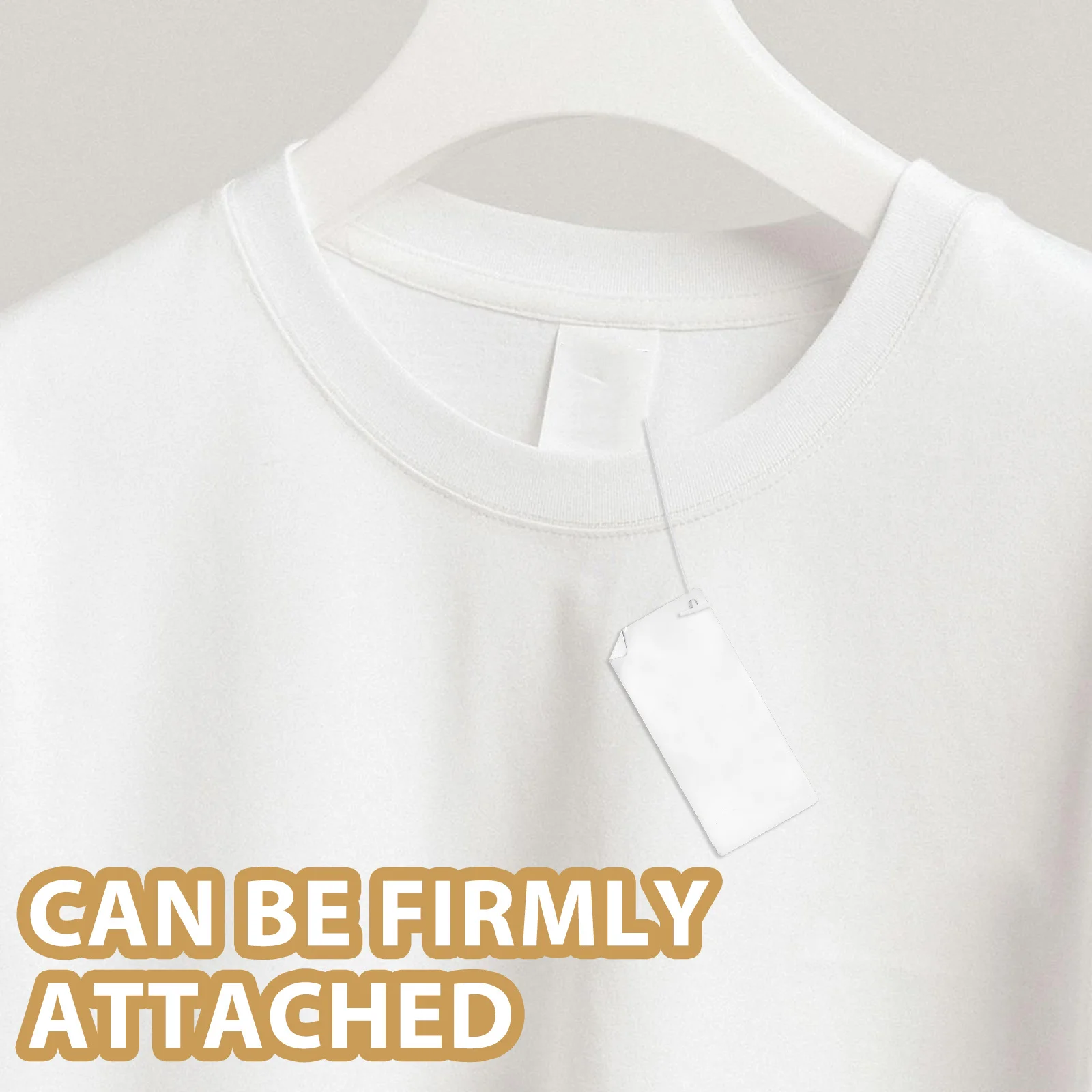 5000Pcs Plastic Tagging Fasteners Price Tag Barbs Smooth Sturdy Hand-Apply No Tools Needed Clothing Label Accessories for Sock