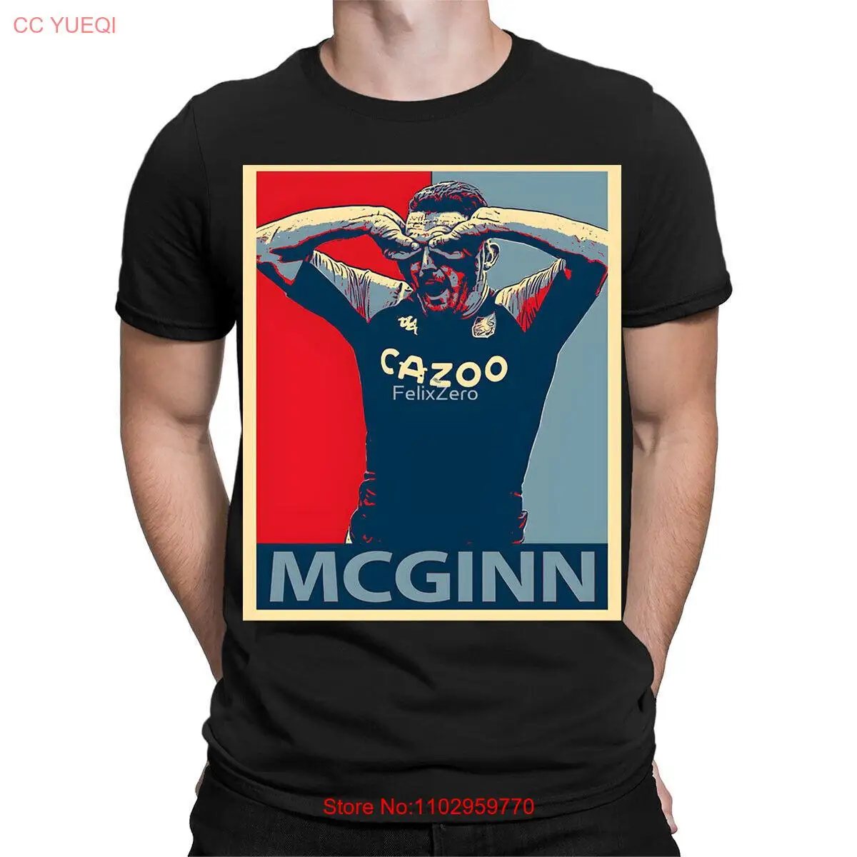 Escócia John Mcginn Futebol Escocês Esportes Mens Womens Camisetas Top # TA-17