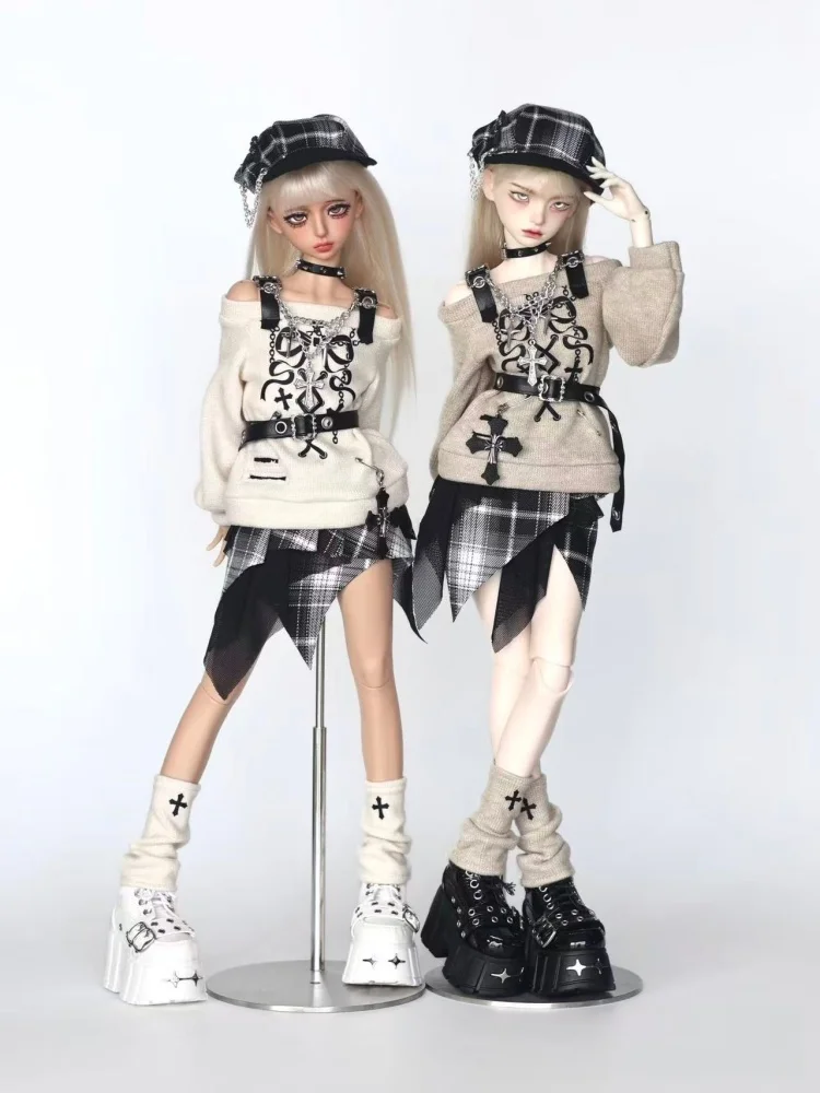 

Новинка! Одежда для кукол 1/4, аксессуары, бежевый и хаки цвета, комплект одежды, наряд для куклы, подарок, одежда для самостоятельного изготовления.