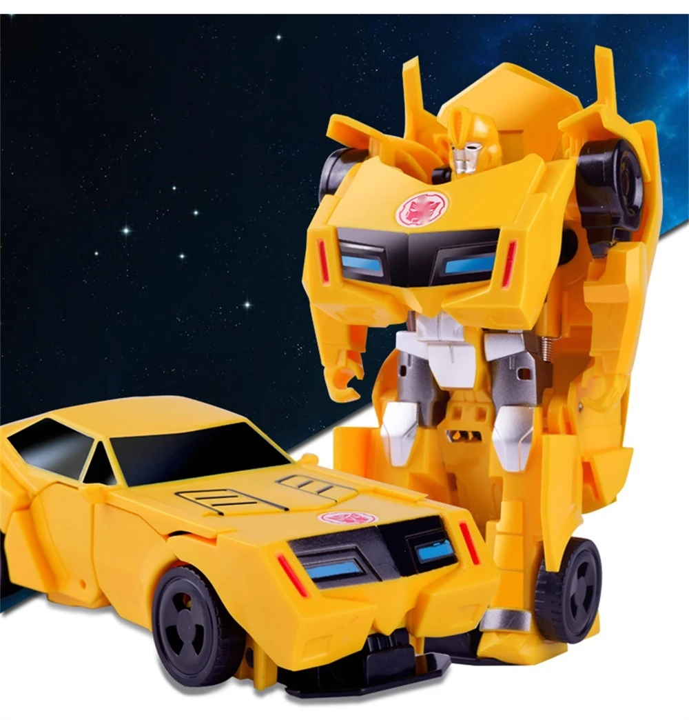 12CM Transformation Robot Kit Toys Models 2 In 1 One Step Model Deformed Car Toy for Boy Gift