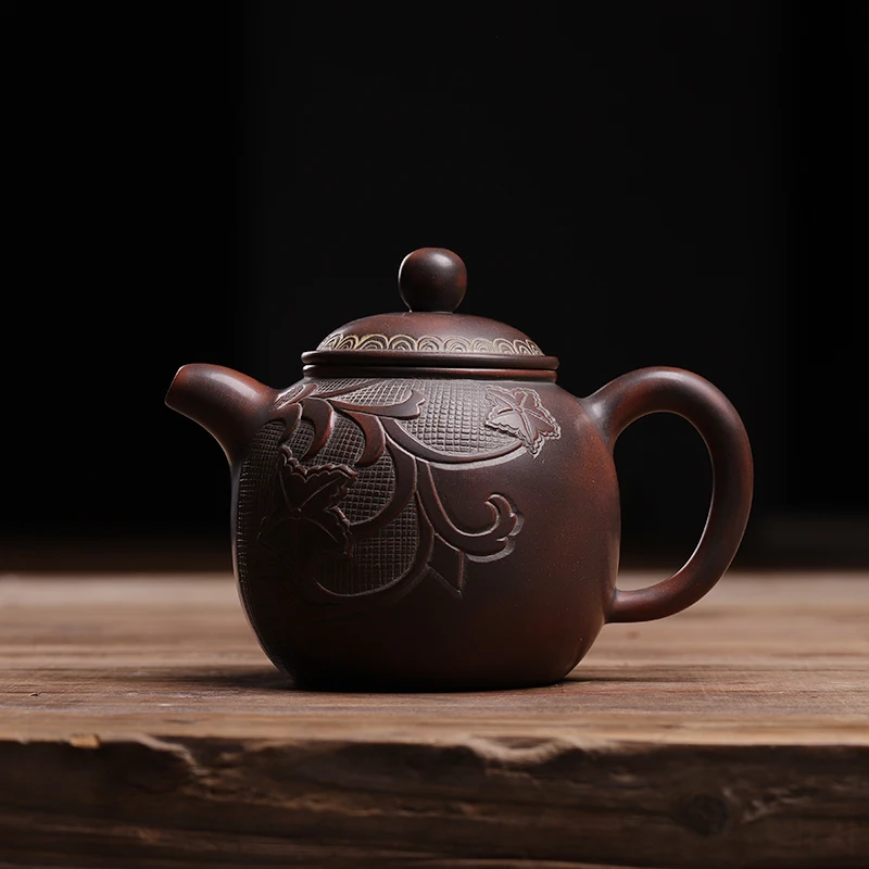 |Xianyan Handmade Raw Ore Guangxi Qinzhou Yuxing Pottery Pot Flower Pot Kung Fu Teapot