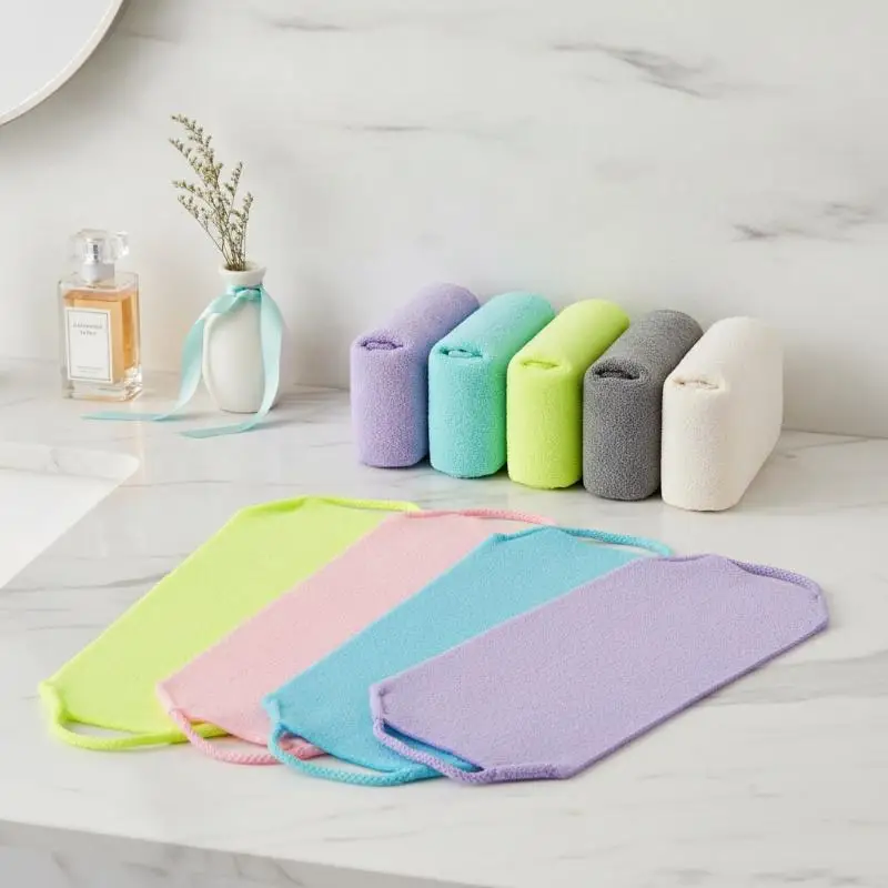 1 Stück Peeling-Badetuch, Dehnbarer Ganzkörper-Waschlappen, Super Saugfähiges Handtuch, Badezimmerzubehör – Detail 21