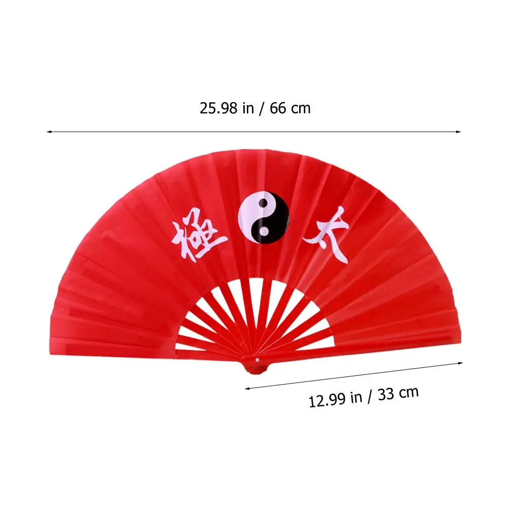 Kung Fu Tai Chi Fan Bamboo High-Grade Right Hand Performance Fan Martial Fans Wushu Products 13inch Martial Fans