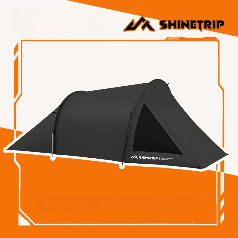 

ShineTrip Double Tunnel Tent Multifunctional Waterproof Sunscreen Large Space Motorcycle Travel Tent