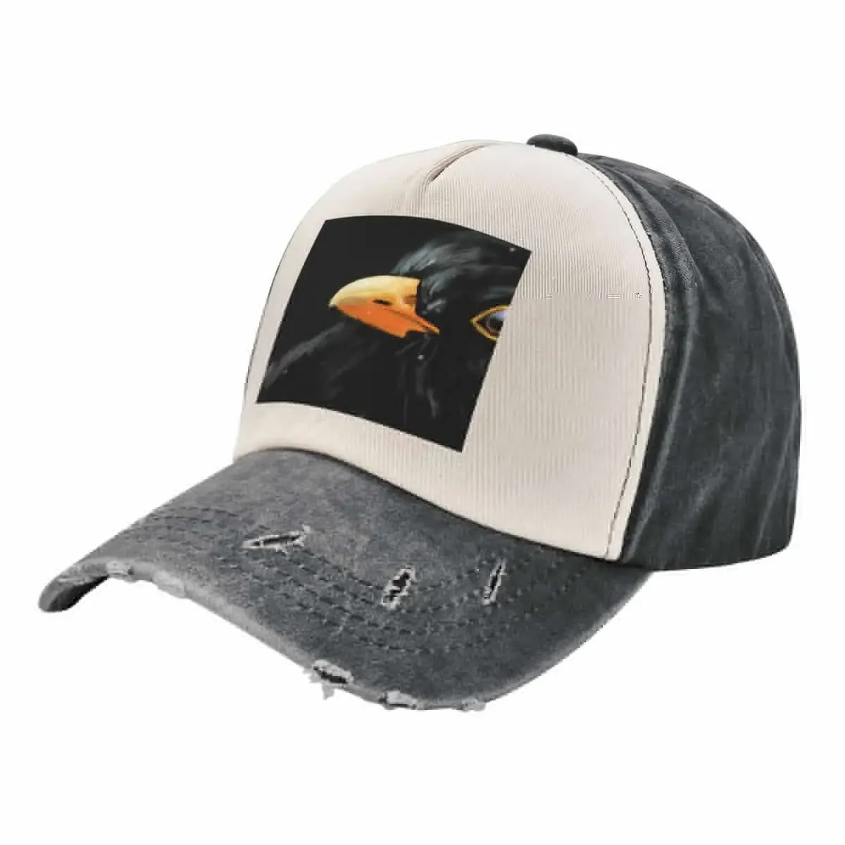 Blackbird with raindrops Baseball Cap Anime birthday Women Men's