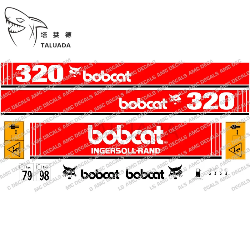 

For Bobcat 320 Sticker Decal Set Digger