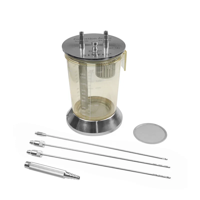 Fat Transplantation Filter Collection Fat Filter System with Cannulas Liposuction