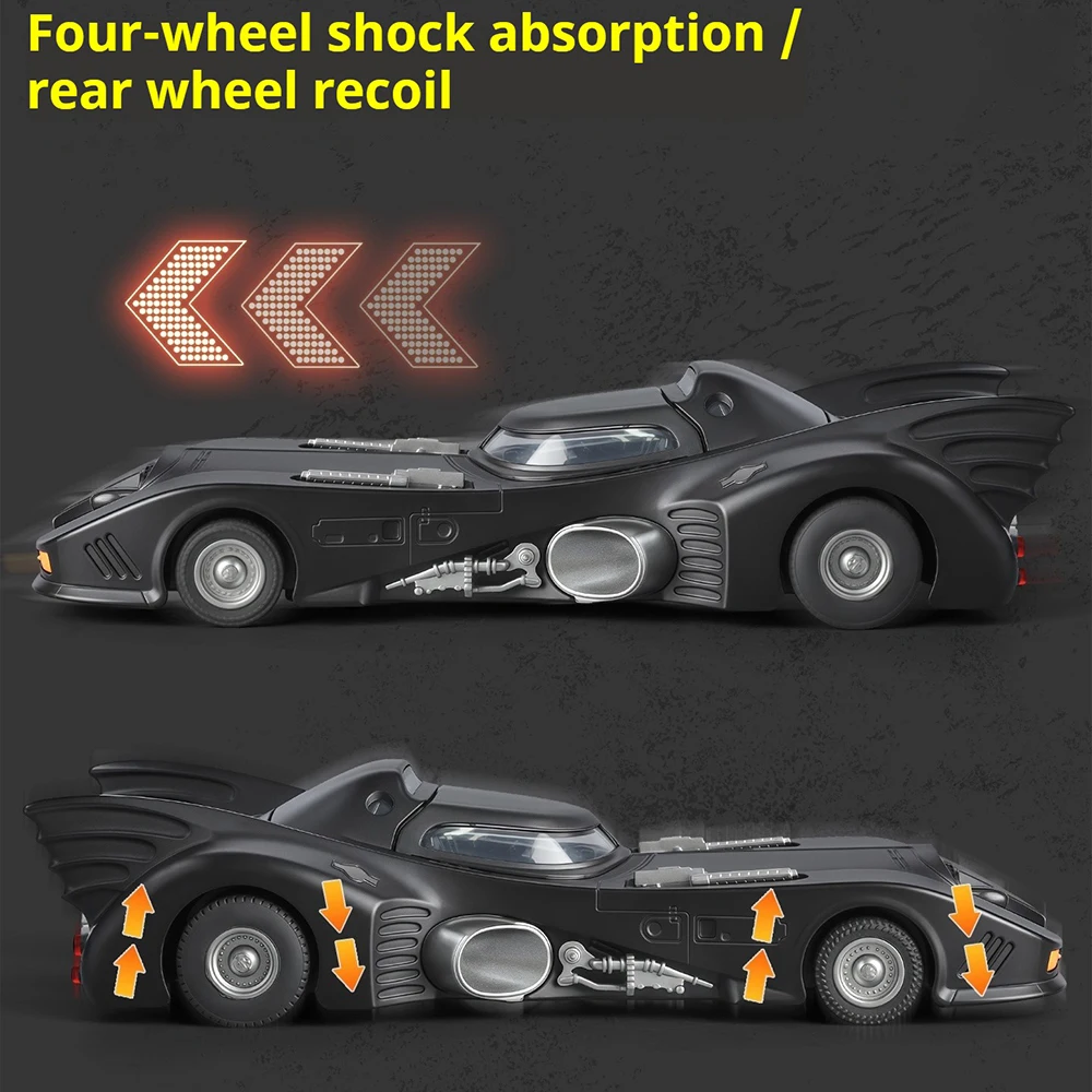 1:32 Bilancia Batmobile 1989 Supercar Modello Giocattoli In Lega Pressofusa Assorbimento Degli Urti Tirare Indietro Suono Luce Giocattolo Supercar Regali Di Natale