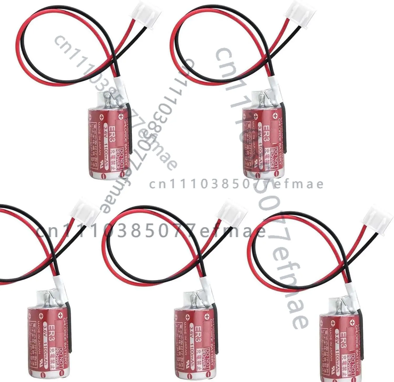 (5 Pack)  MAXELL ER3 Battery For PM-20BL F940 PLC Battery,3.6V 1100mAh