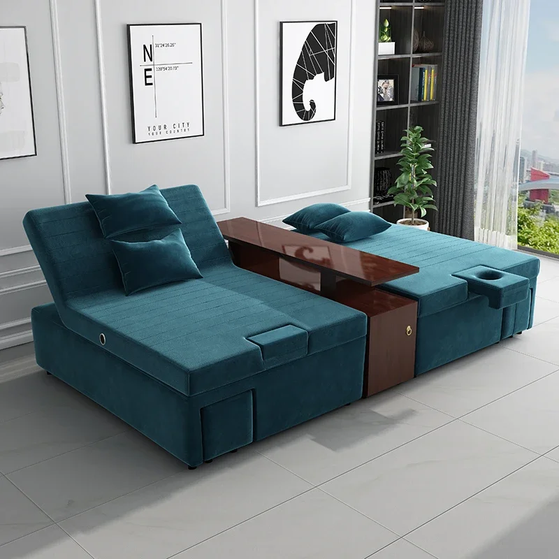 Elektrisches Fußbad, Sofa, Ohrbett, Pediküre, Fuß-Spa-Massage, Rücken, integrierte thailändische Massage