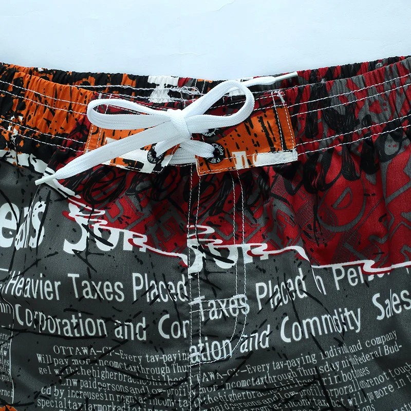 2025 nuevos pantalones cortos de playa de verano para hombres, pantalones cortos de secado rápido con estampado de árbol de coco, cintura elástica, 4 colores, M-6XL, envío directo AYG366