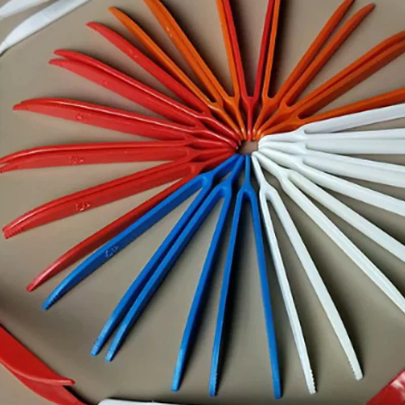 

20 шт. одноразовых пластиковых медицинских пинцетов для мелких бусин и изготовления ювелирных изделий