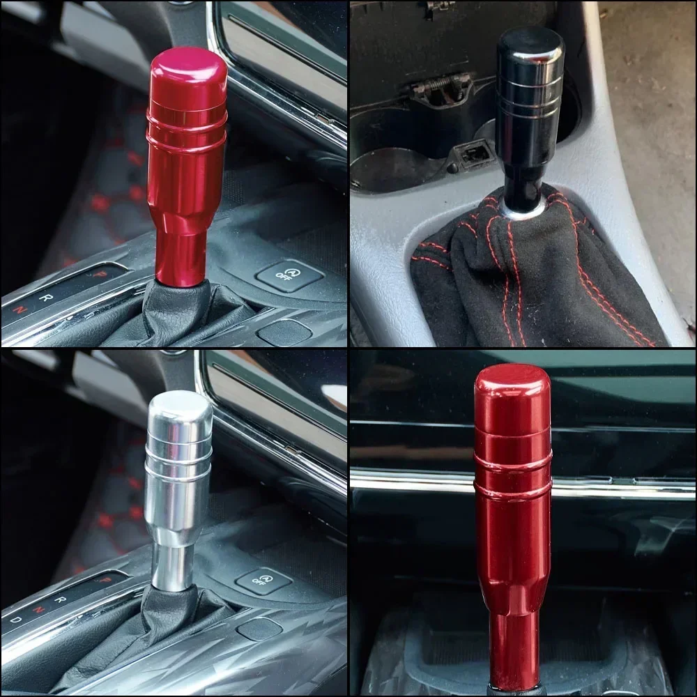Car Universal Aluminum Gear Shift Knob 9.5cm Manual Transmission Shifter Lever Head Interior Mod Parts