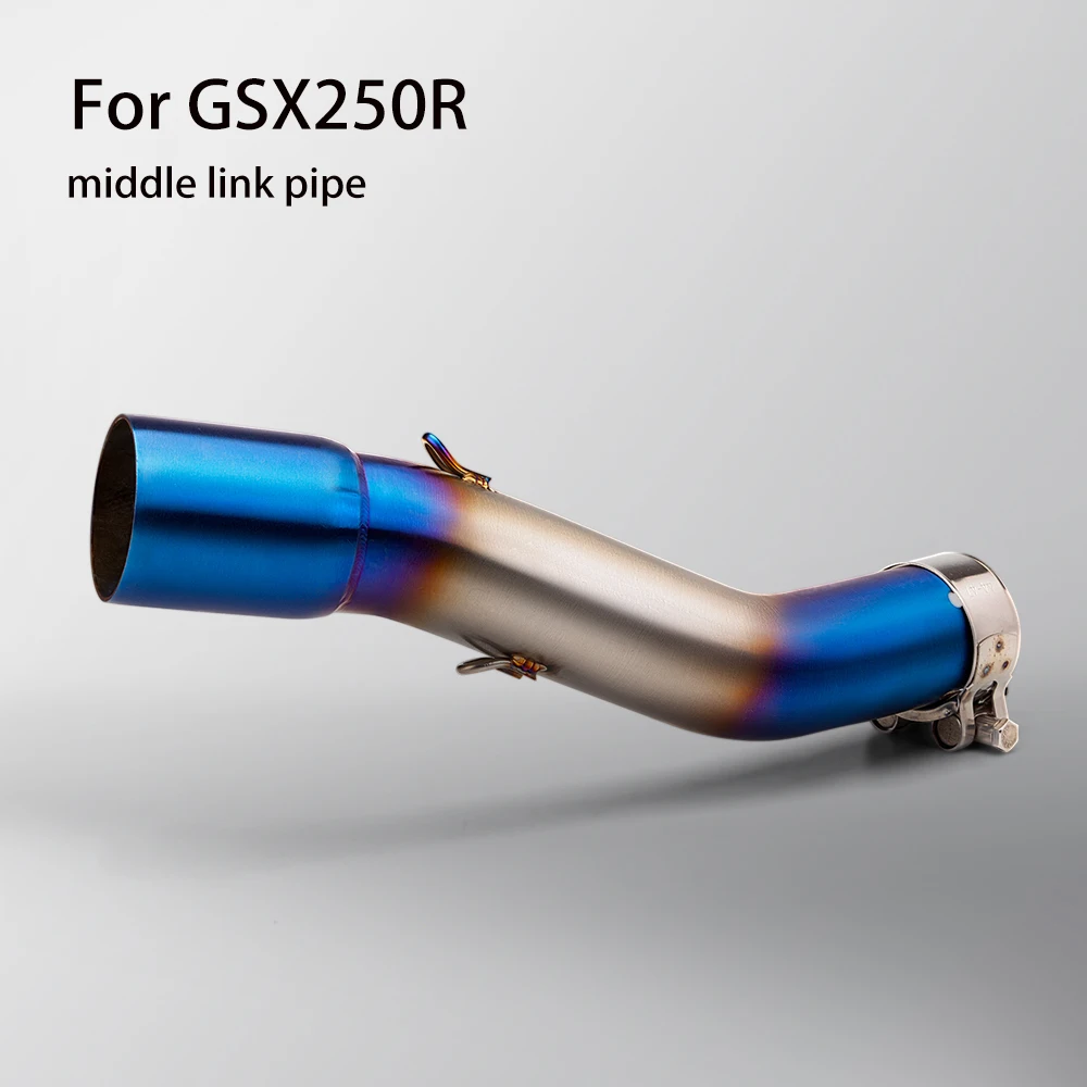 For GSX250R GSX 250R GSX250 Gsx 250 51mm Motorcycle Exhaust Pipe Stainless Steel Middle Link Pipe