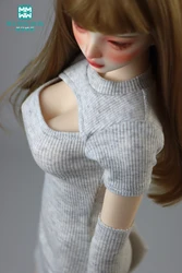 58-60cm 1/3 big bust BJD clothes Toys Spherical joint doll Fashion Long T-Shirt Girl's gift
