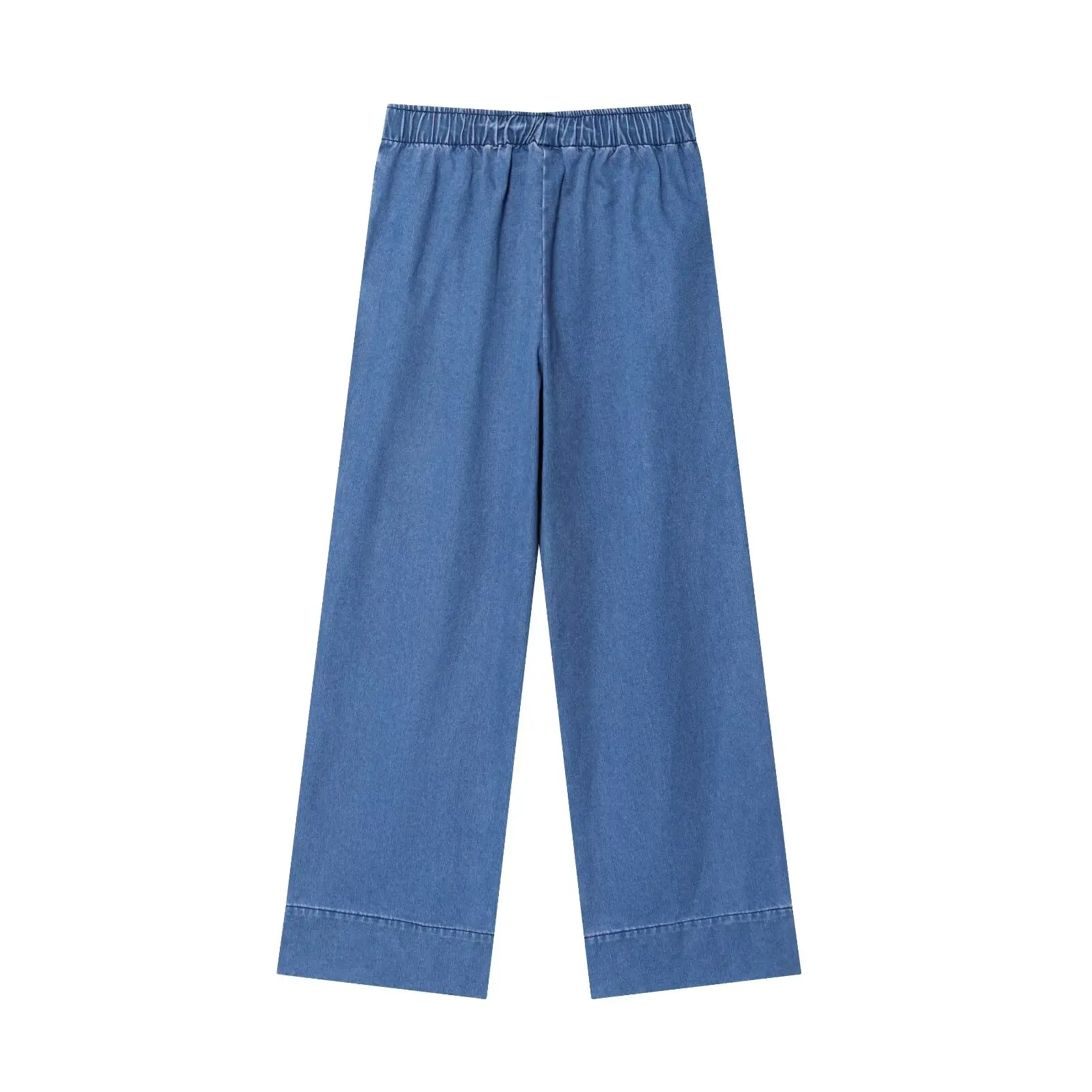 Maxdutti High Waist Denim Pants Mom Jeans Fashion Ladies Vintage Straight Trousers Loose Harem Pants Women