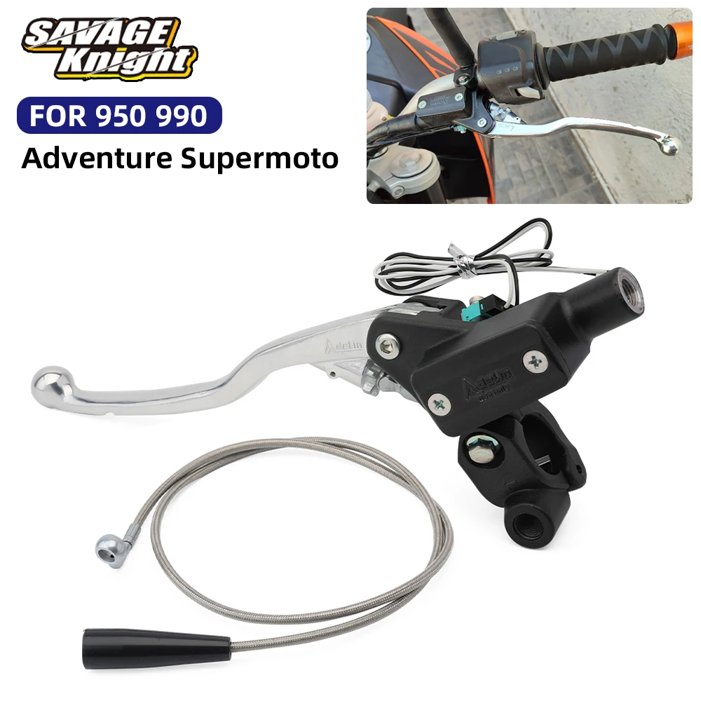 

990SMT 950, левый гидравлический главный цилиндр сцепления, рычаги масляного шланга, труба для 950 990 Adventure Supermoto Super Enduro, рычаг сцепления