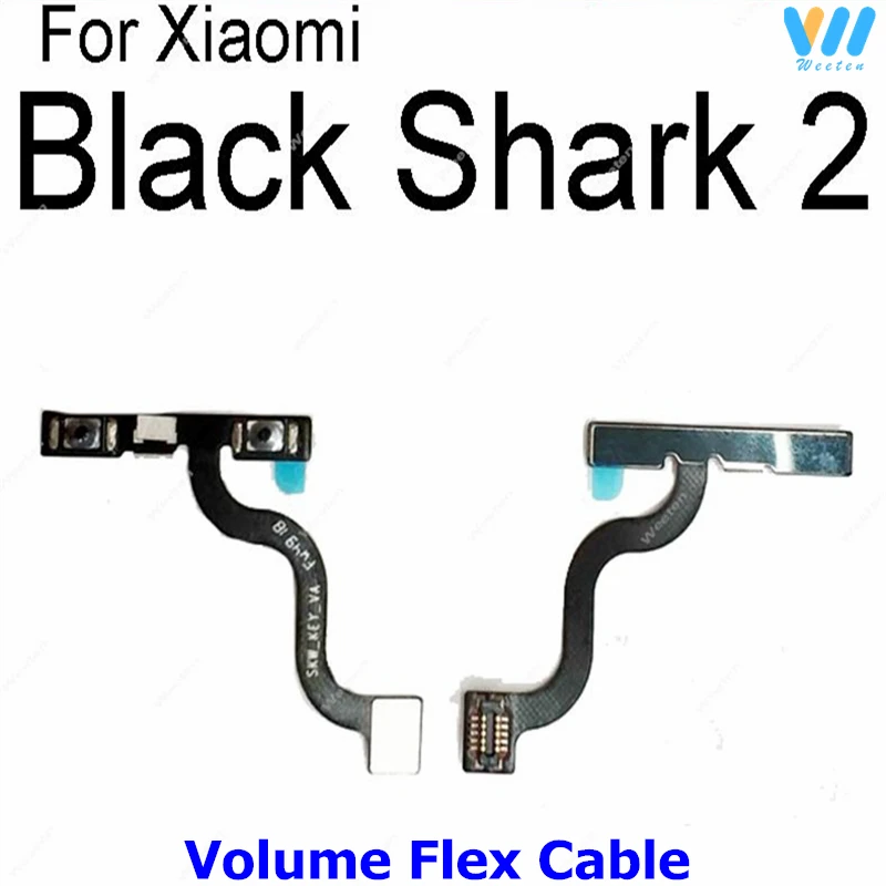 Power Volume Buttons For Xiaomi Black Shark 1 2 3 4 4s Pro 3s ON OFF Power Side Button Volume Switch Key Flex Cable Ribbon Parts