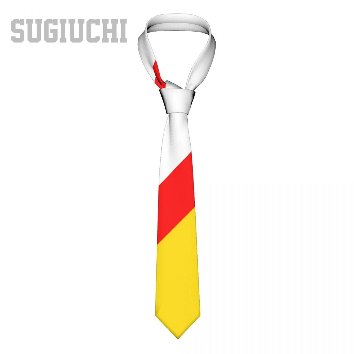 

South Ossetia Flag Emblem Men Women Neck Ties Casual Plaid Tie Suits Slim Wedding Party Business Necktie Gravatas