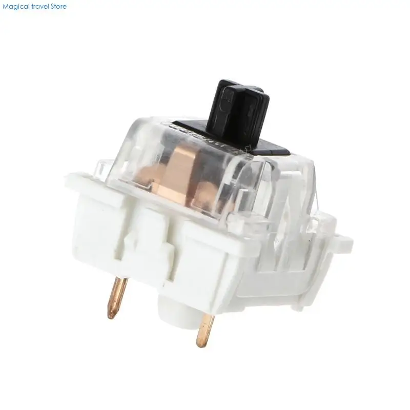 N2UB 10Pcs 3 Pin Mechanical Keyboard Switch Black Replacement For  Cherry MX