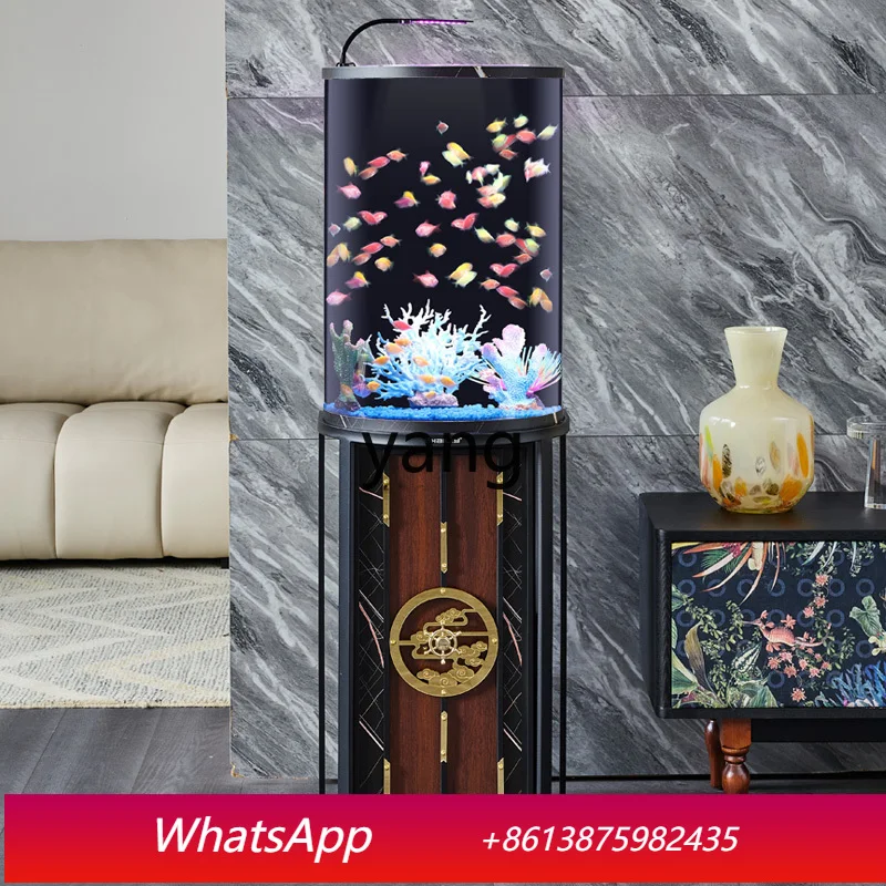 

MMliving room office fish tank small aquarium ecological bottom filter fish tank