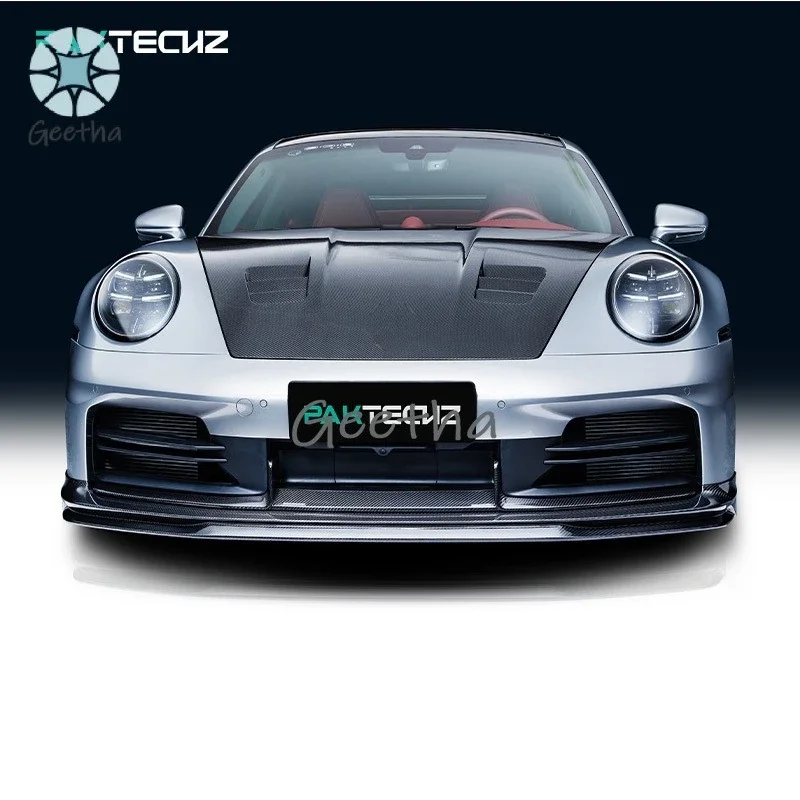 

For Dry Carbon Fiber Body Kit Front Lip for Porsche 911 992.2 Carrera 4 S 4S T