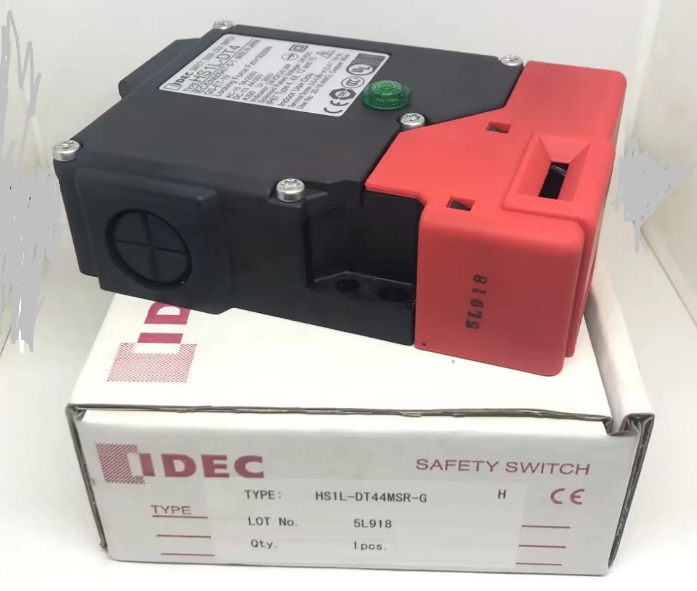 IDEC Izumi HS1L-DT4 HS1L-DT44MSR-G Electromagnetic Safety Door Lock Switch DT44KMSR-R