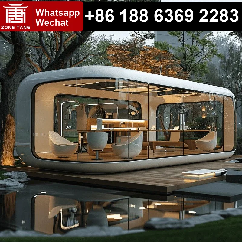 Hot Selling Prefab House Apple Capsule House Prefablicadas Houses Frame Steel Modular Prefabricated Houses Luxury Low Cost Home