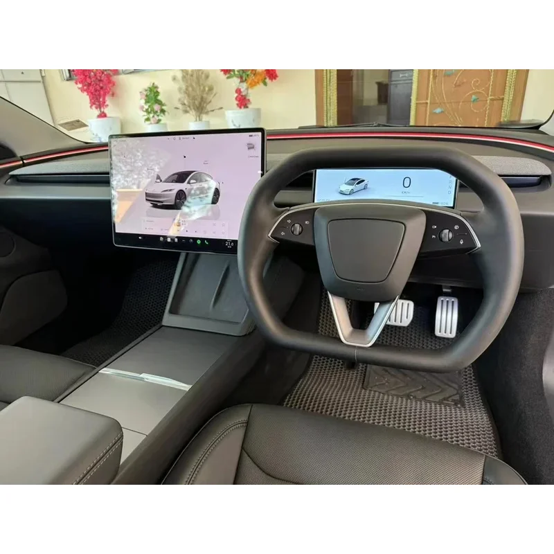 

Custom Hexagonal Universal Modified Off-Road Sports Steering Wheel Model 3/Y And Custom Pickup Truck