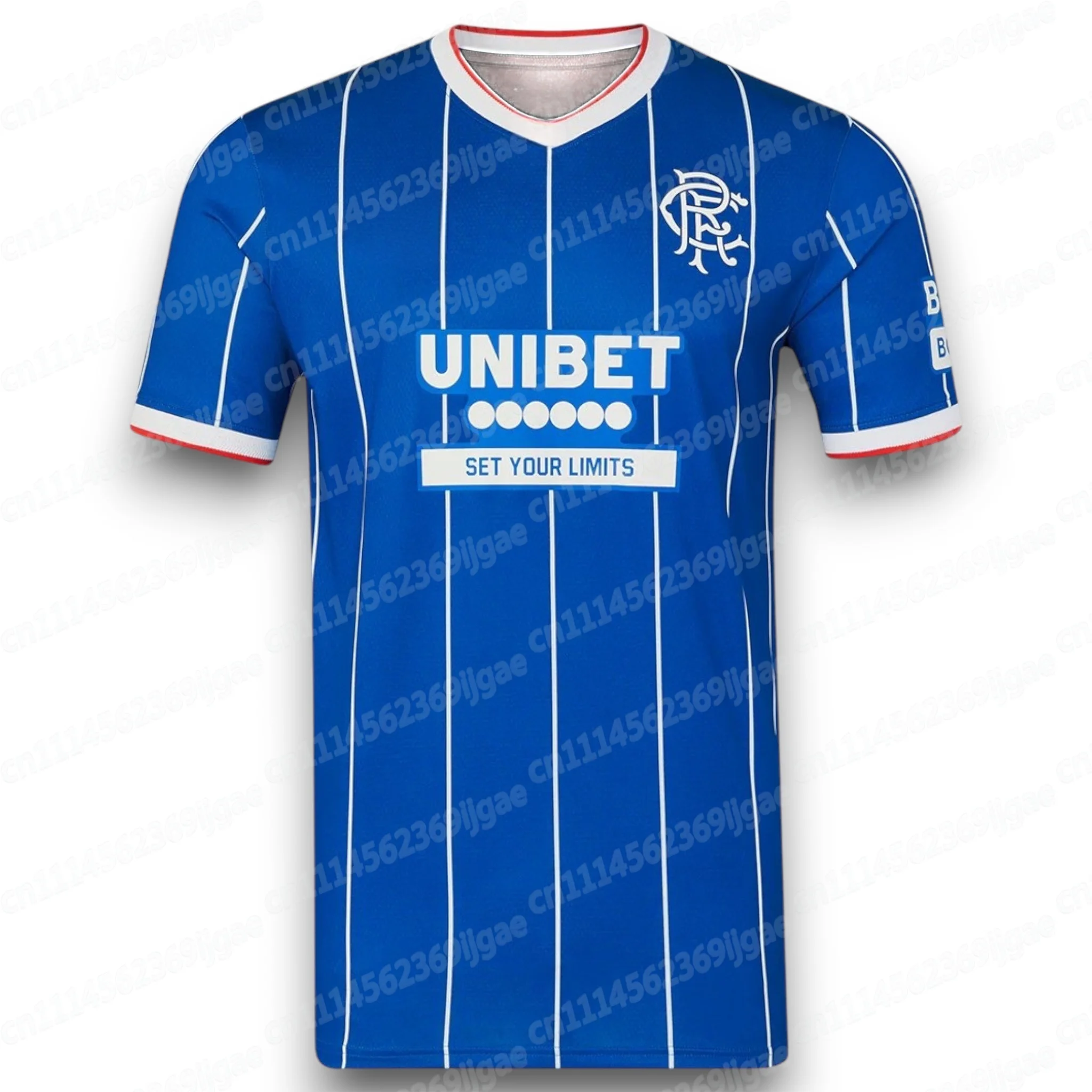 Glasgow Rangers Schottland 2026 Bestseller Rangers Fußballtrikot Sommer-Sport-Oversize-T-Shirt Schnelltrocknend Familienoutfit – Detail 12