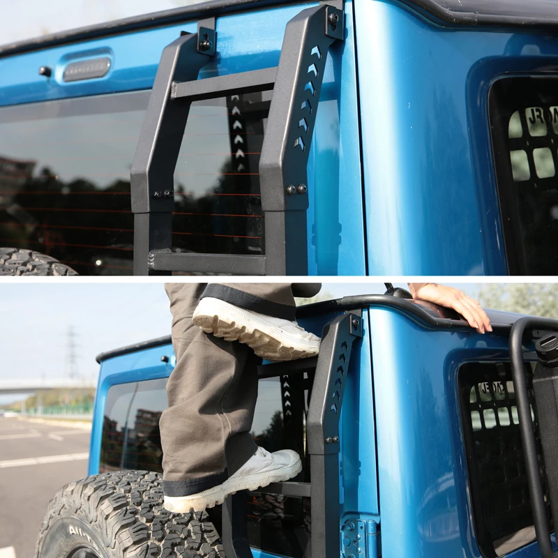 Car Rear Door Tailgate Ladder Tail Gate Climbing Ladder for Suzuki Jimny JB64 JB74 2019 2020 2021 2022 2023 2025 3/5 Door Jimny