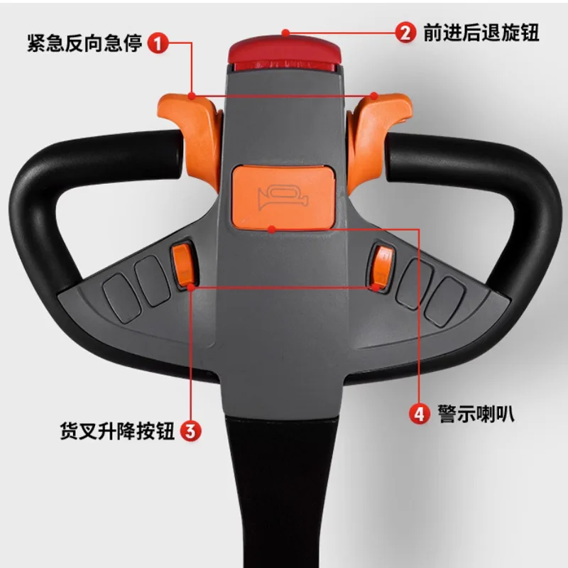 Forklift station ride-on stacker 1.5 tons 2 tons all-electric stacker forklift electric lift forklift