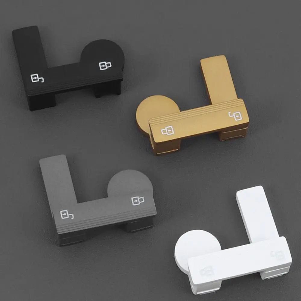 90 /180 Degree Sliding Door Catch Anti-theft Sturdy Door Bolt Noctilucent Stainless Steel Door Buckle Door Toggle Hardware