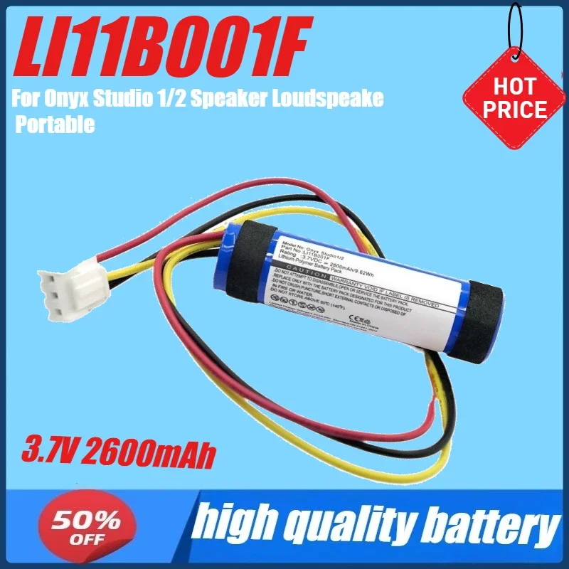 

3,7 В 2600 мАч LI11B001F Сменный аккумулятор для Harman Kardon для Onyx Studio 1/2 динамик громкоговоритель портативный внешний аккумулятор