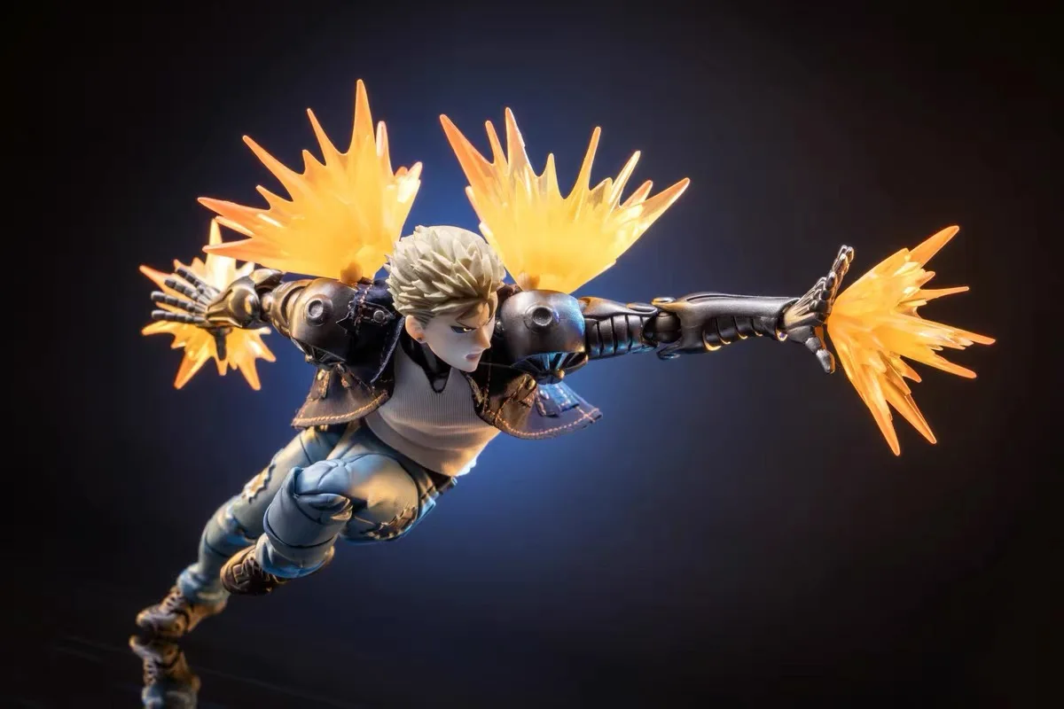 KAIYODO ONE PUNCH-MAN Genos Cloth Clothes Apron Jacket Vest Anime Action Figure Toy Accessories Built-In Wire - view 3