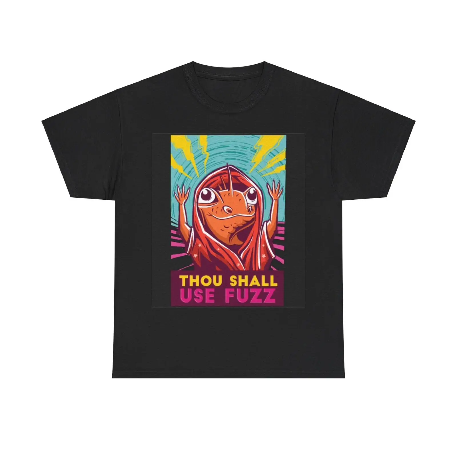 Thou Shall not use Fuzz T Shirt Funny toad mushroom trip Heavy Cotton