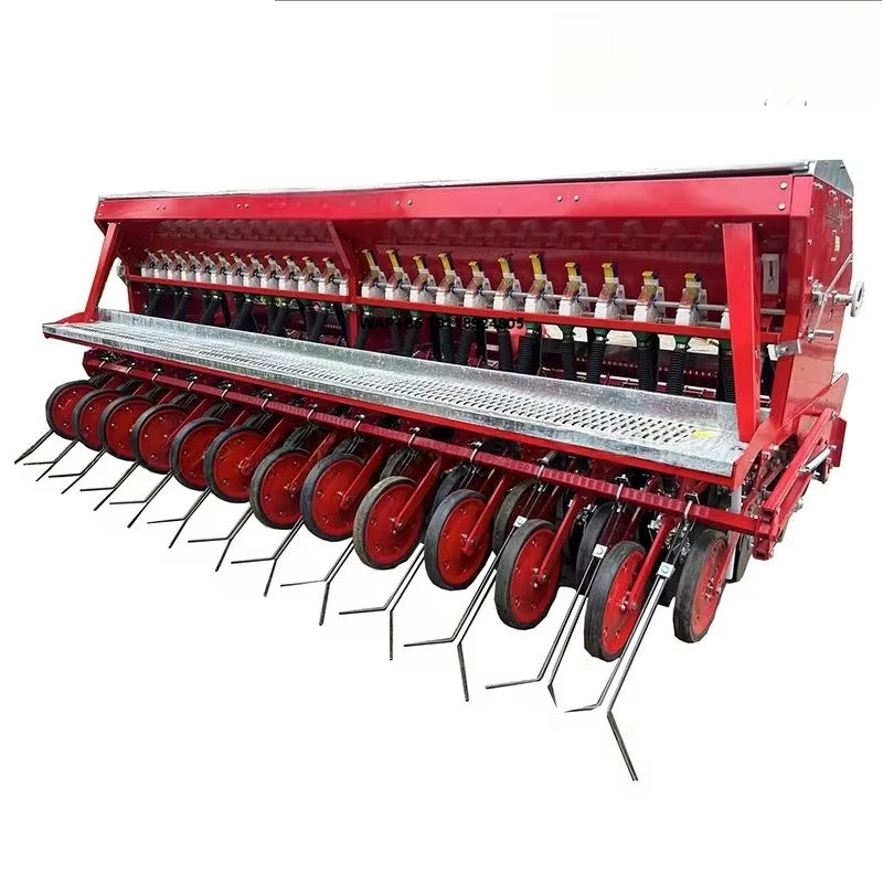 28Row High Efficiency Tractor Mounted Seeder MultiCrop Precision Planter with Double Disc Openers for Large Scale Farming