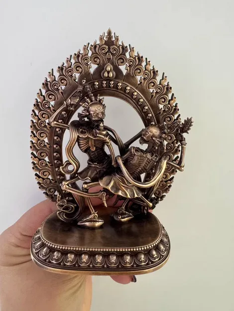 Медная статуя Будды Тибетского Шри, особых пациентов, 12 см