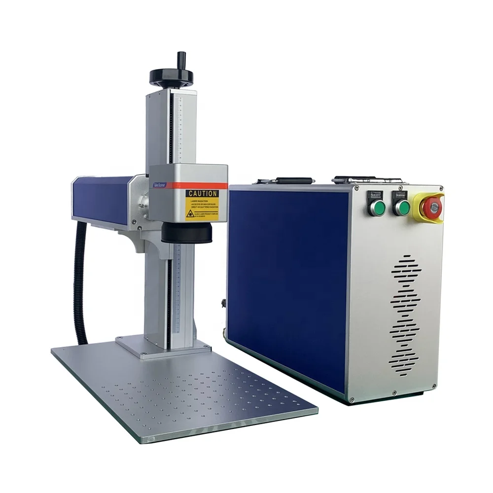 Portable Mini Laser Marker 20W 30W 50W MAX  Fiber Laser Marking Machine QR Code Laser Engraving Machine