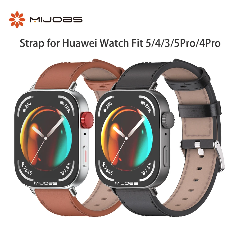 Watchband For Huawei Watch Fit 5Pro 4Pro 5 4 3 Leather Watch Strap for Huawei Fit 4 Pro Strap for Huawei Watch Fit 3 Accessories