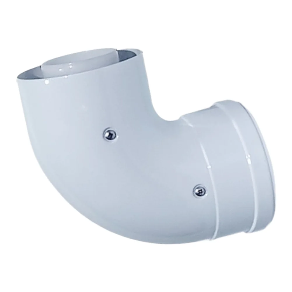 Wood Stove Connector 90 Degree Stove Elbow For Outdoor Enthusiasts Thickened PP Material Tool-free Installation
