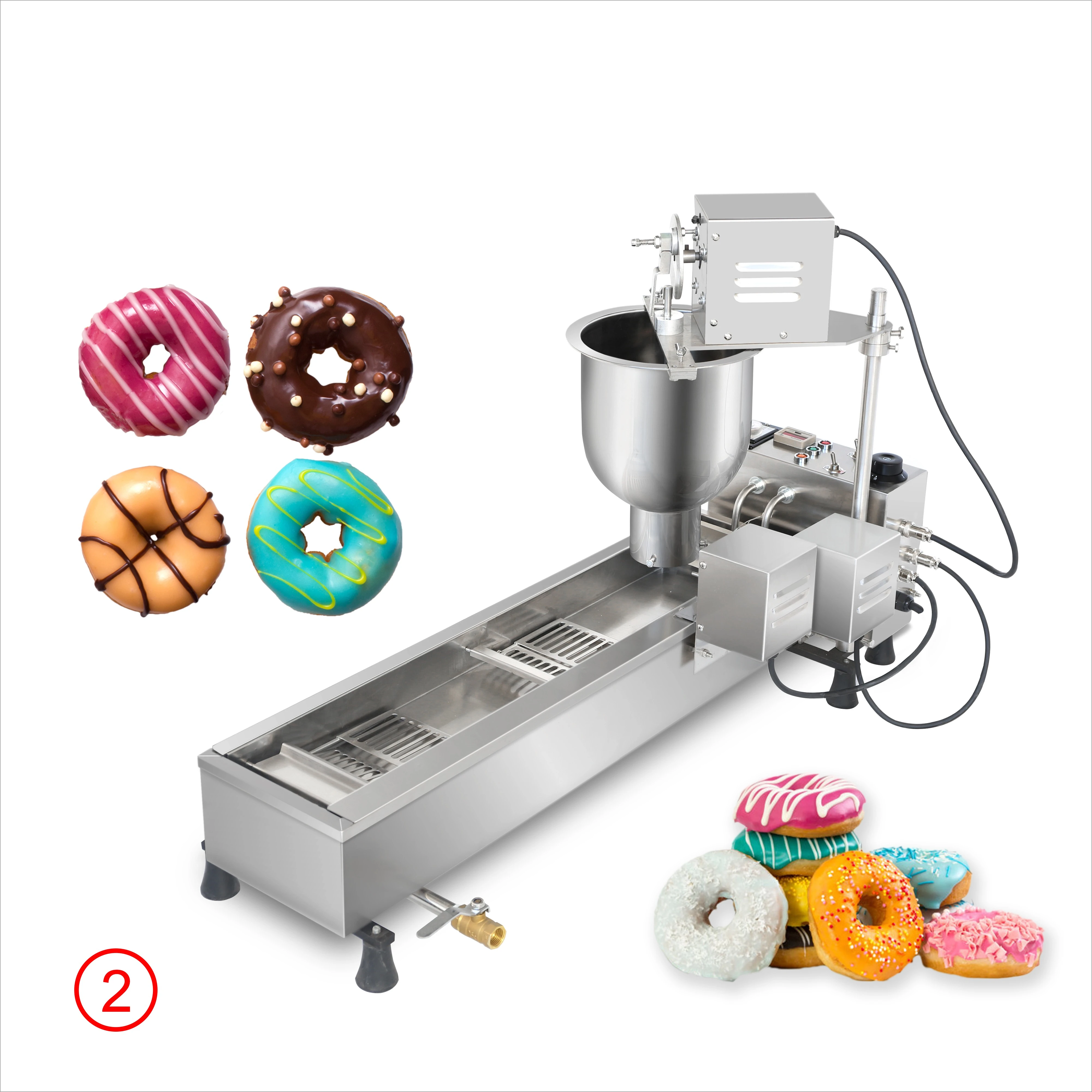 

Automatic Donut Machine Commercial Donut Fryer With Factory Price